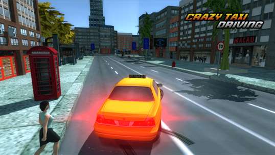 Crazy Taxi Driving 3D screenshot 2