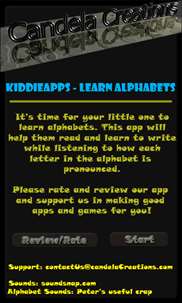 KiddieApps - Learn Alphabets screenshot 1
