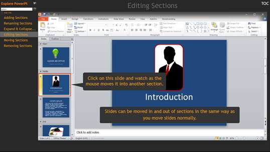 Explore PowerPoint screenshot 4