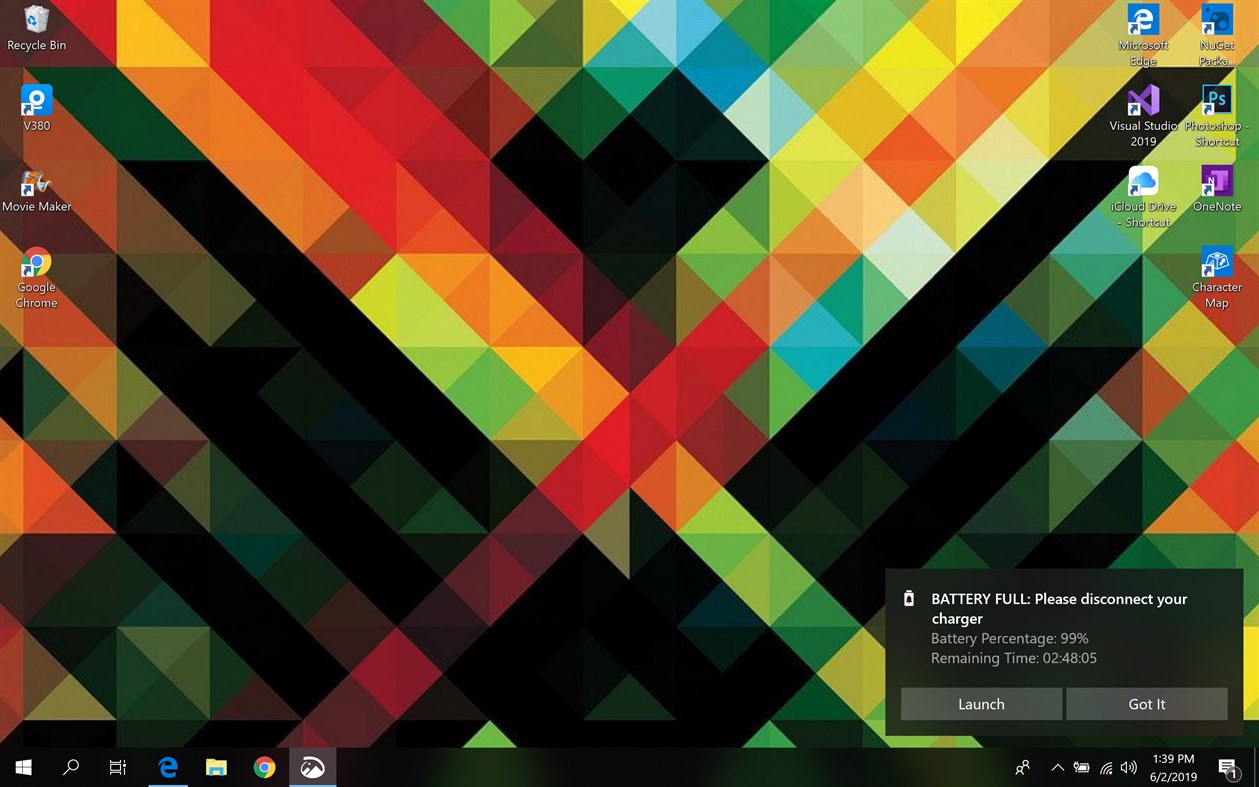 #5. Battery Alarm & Analytics (Windows) By: NxeCcde24 Labs