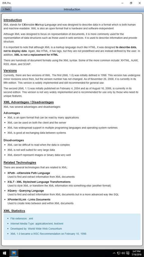 XML Pro Screenshots 2