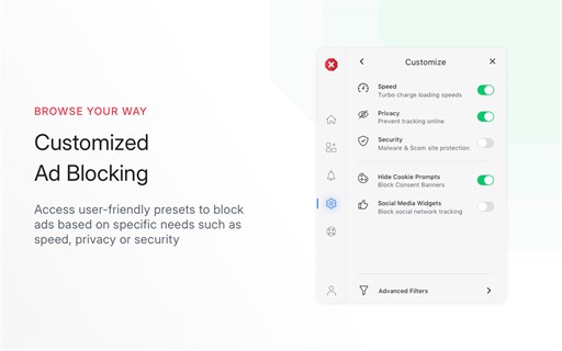 Total Adblock - Powerful Ad Blocker & Tracker Removal