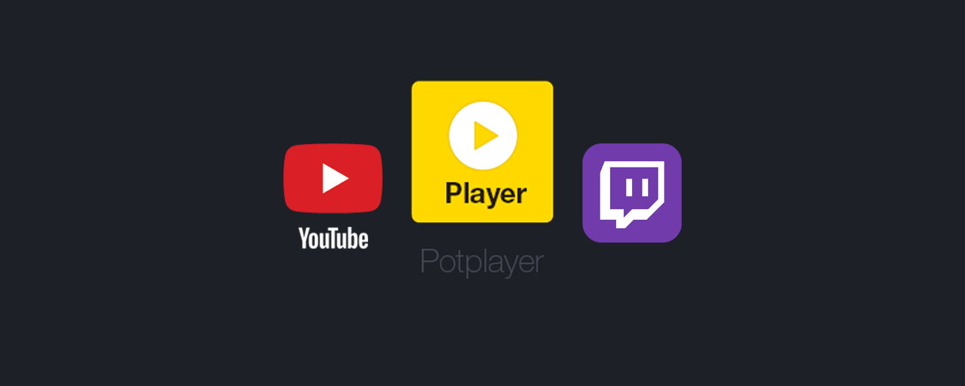 PotPlayer YouTube Shortcut, Open Links marquee promo image