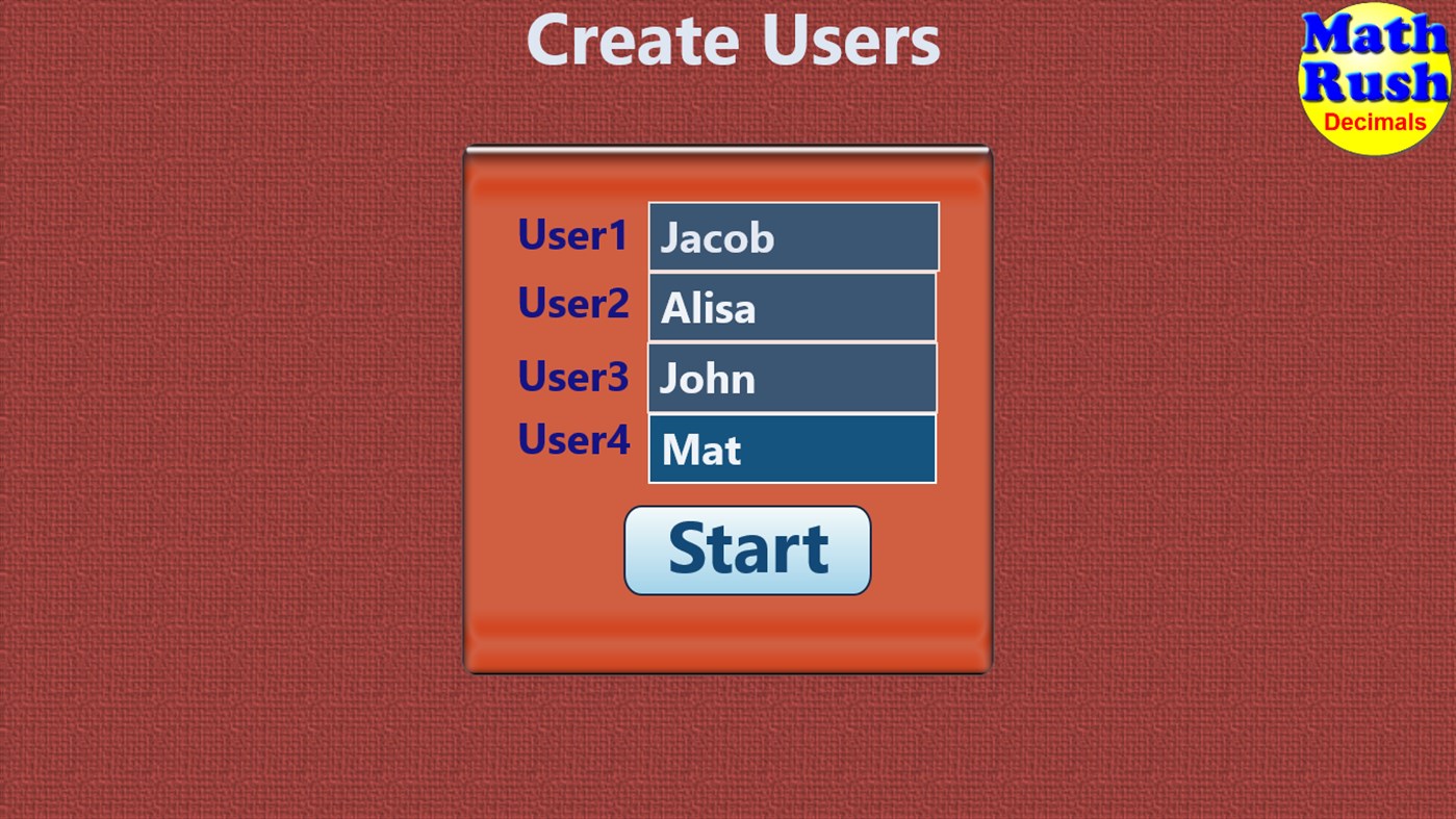 #1. Math Rush Decimals (Windows) 来自: Balabharathi.com