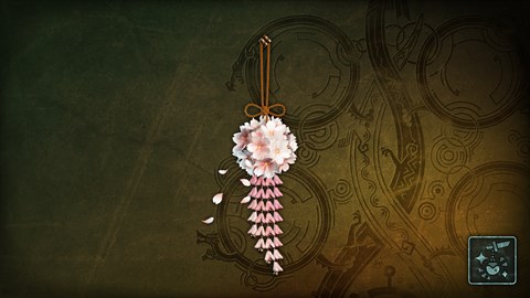 Colgante: Ramillete de Sakura: Blanco