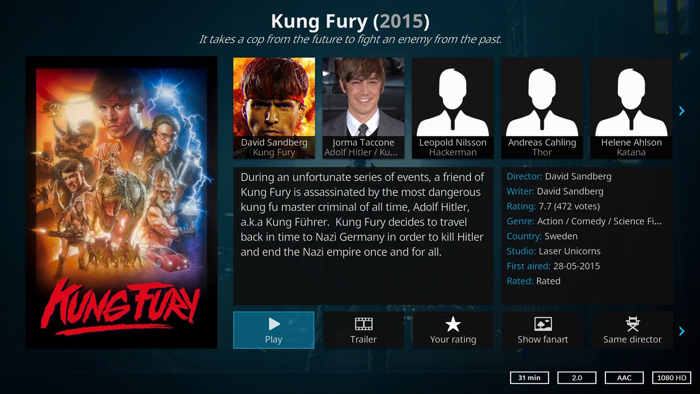 #2. Kodi (Windows) 来自: XBMC Foundation