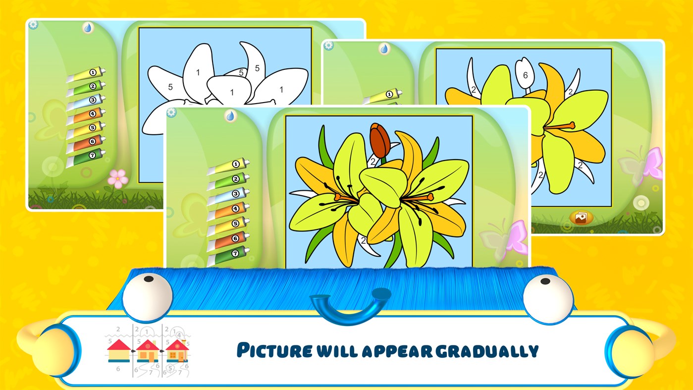 #3. Flowers - Color by Numbers (Xbox) By: Kedronic UAB