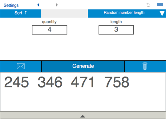 Random Number Generator RNG screenshot 4
