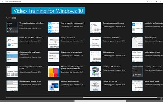 Video Training for Windows ® 10 screenshot 4