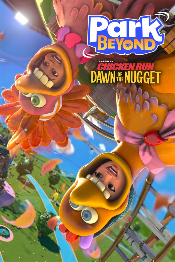 Park Beyond - Chicken Run: Dawn of the Nugget - Theme World Xbox Series X|S and Xbox One cover art
