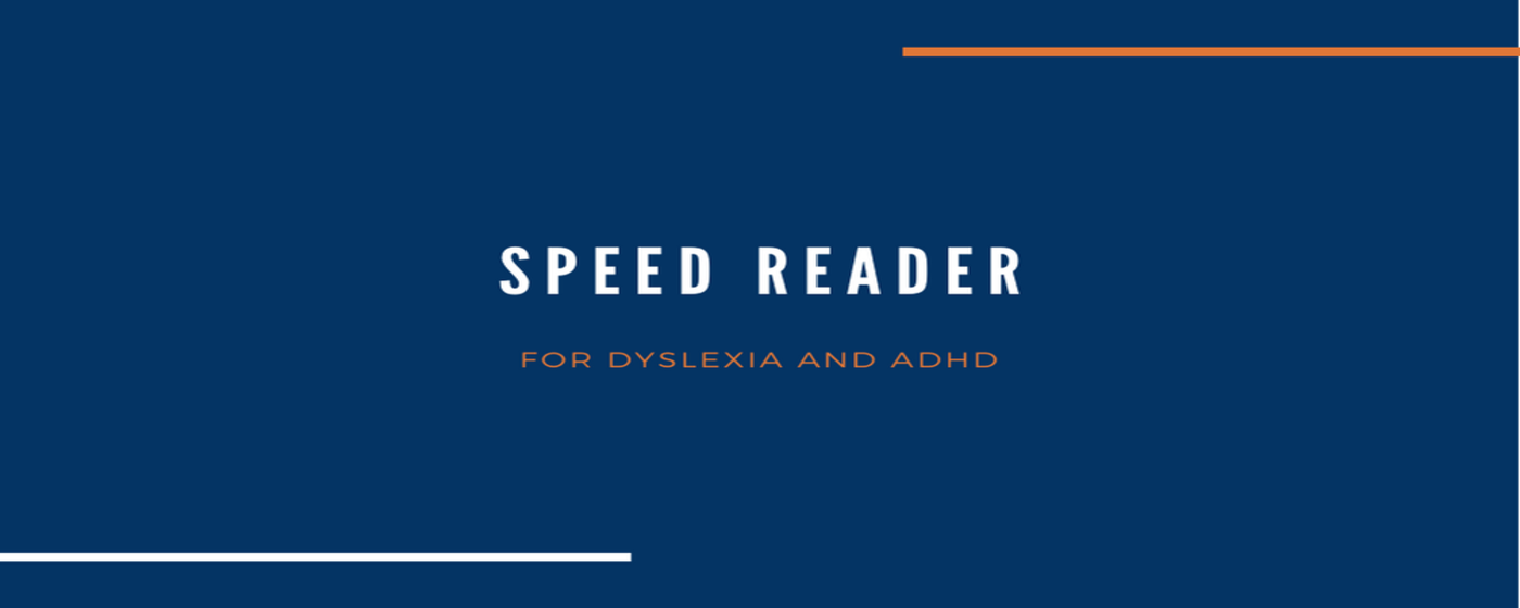 Super speed Reader marquee promo image