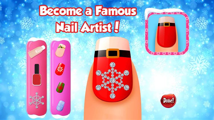 【图】Nail Salon Christmas – Nail Spa & Makeover Fun Games for Girls(截图3)