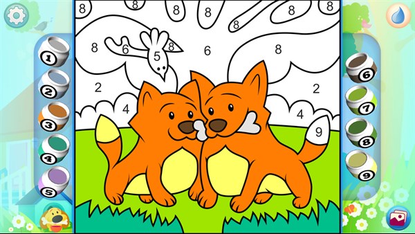 Color by Numbers - Dogs + — 13