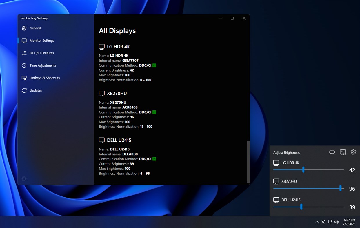 #2. Twinkle Tray: Brightness Slider (Windows) Ved: Xander Frangos