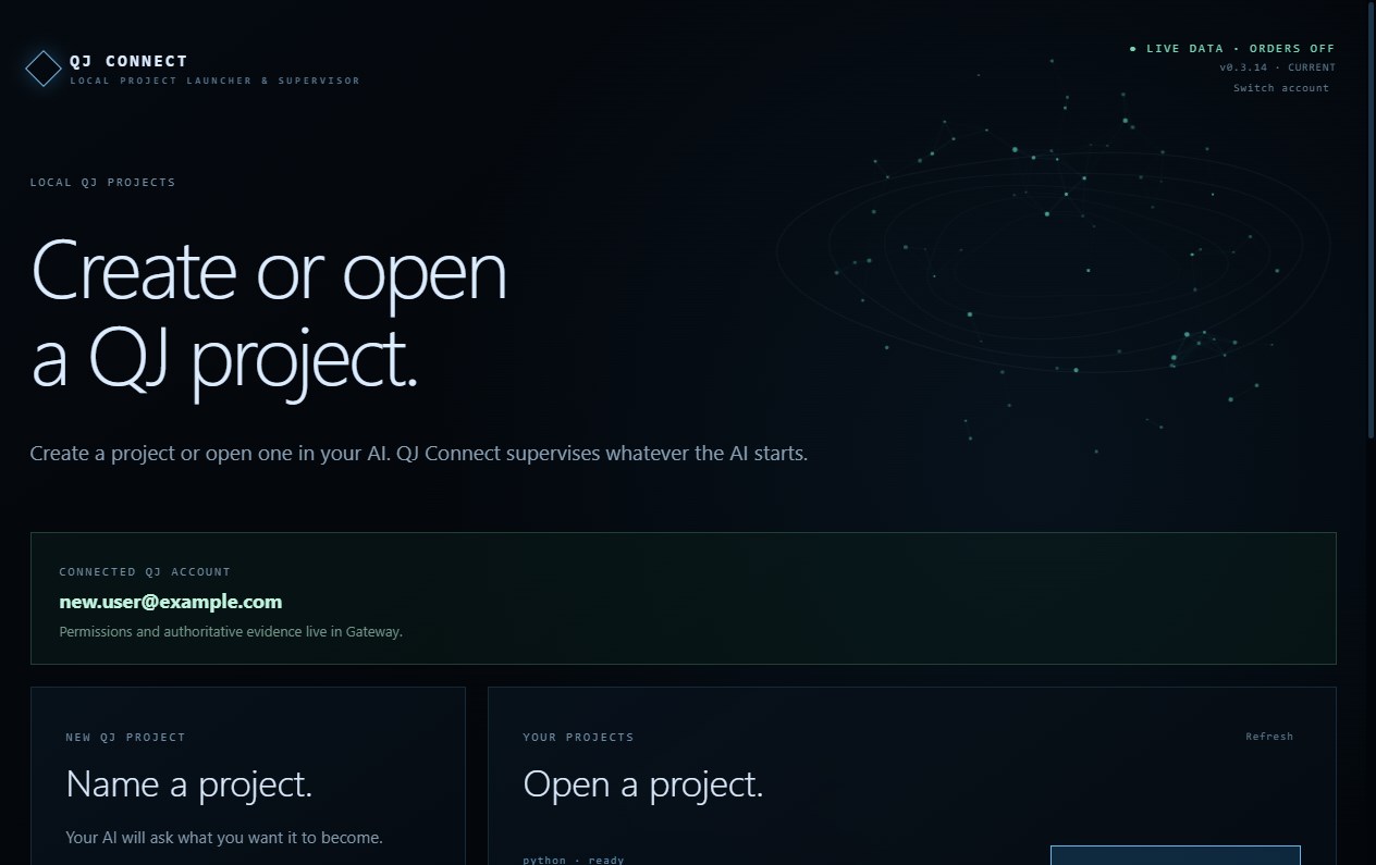 QJ Connect screenshot