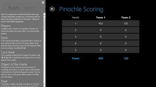 Pinochle Scoring screenshot 5