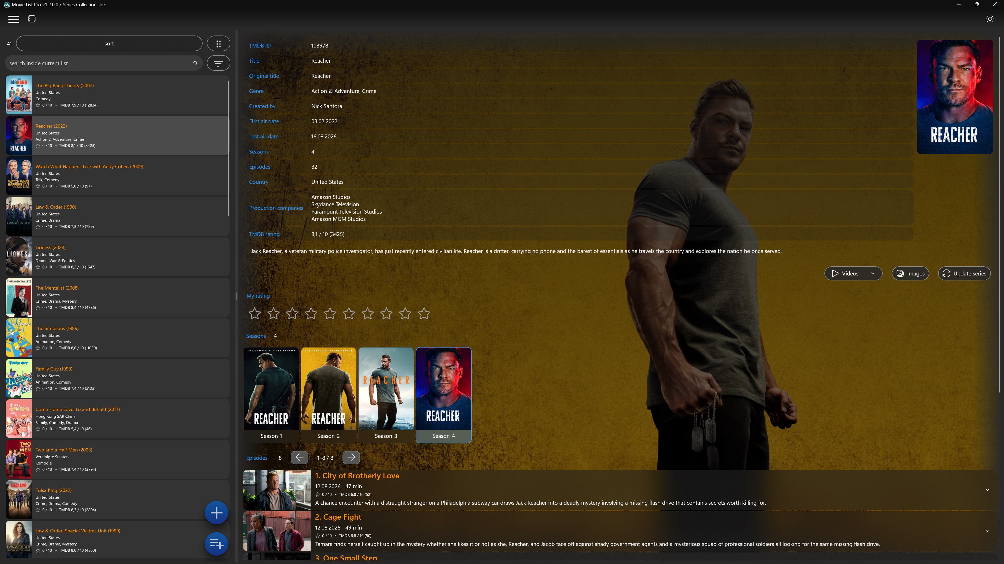 Movie List screenshot