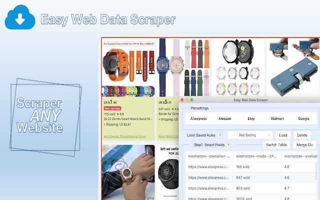 Easy Web Data Scraper