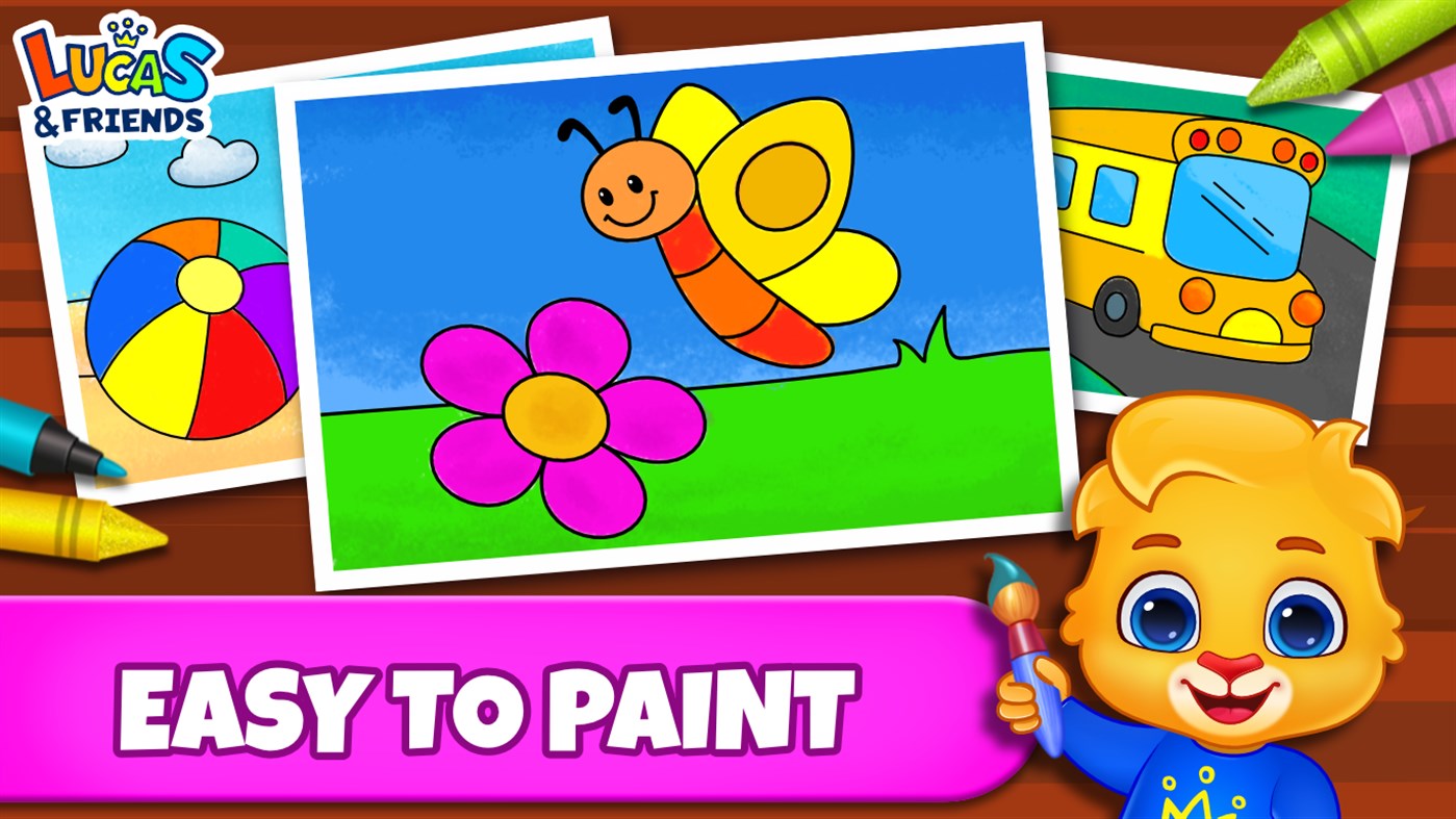 #1. Coloring Games: Coloring Book & Painting (Windows) بواسطة: RV AppStudios