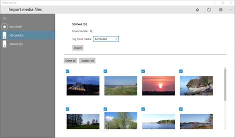 Media Importer Screenshots 2