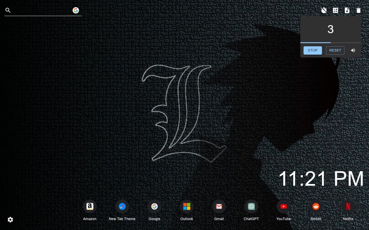 Death Note Anime Wallpaper New Tab
