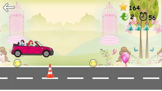 Princess Crazy Car screenshot 4