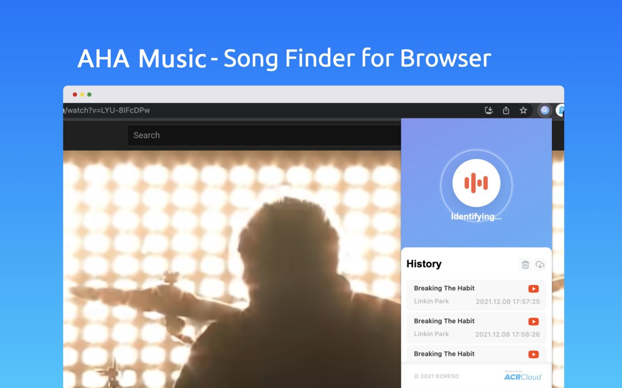 AHA Music - Song Finder for Browser promo image