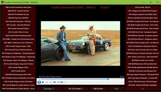 Corvette Commercials and Videos Volume 4 screenshot 1