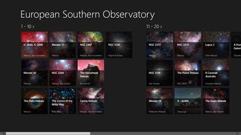European Southern Observatory Screenshots 1