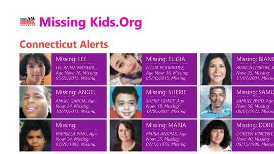 Missing Kids.org screenshot 3