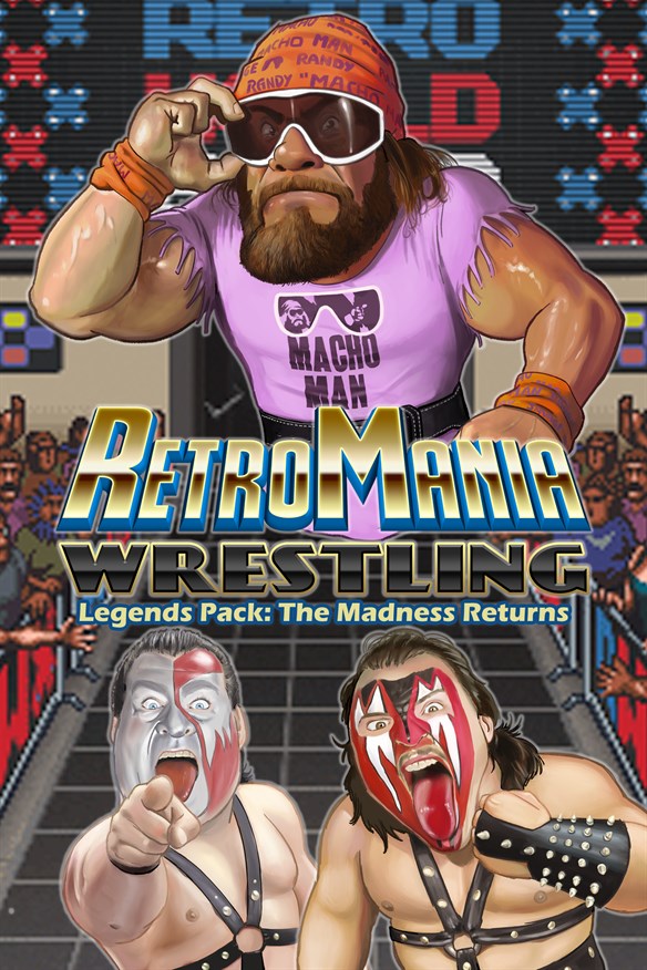 RetroMania Wrestling - Legends Pack: The Madness Returns Xbox Series X|S and Xbox One cover art