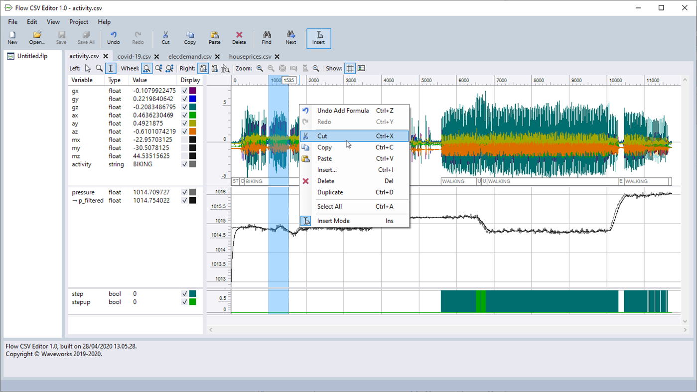 #3. Flow CSV Editor (Windows) 来自: Waveworks
