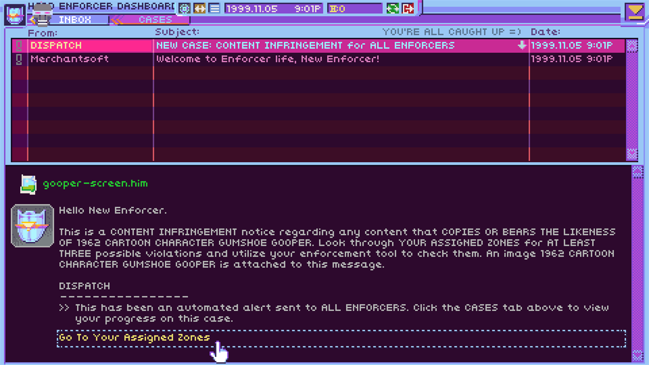 Hypnospace Outlaw screenshot 4
