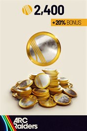 2,400 Raider Tokens
