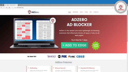 AdZero Adblocker screenshot 1