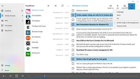 Speech Central: Text to Speech Suite Screenshots 2