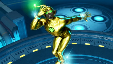 DOA6: костюм Sci-Fi «Нова» (золото) для Зака