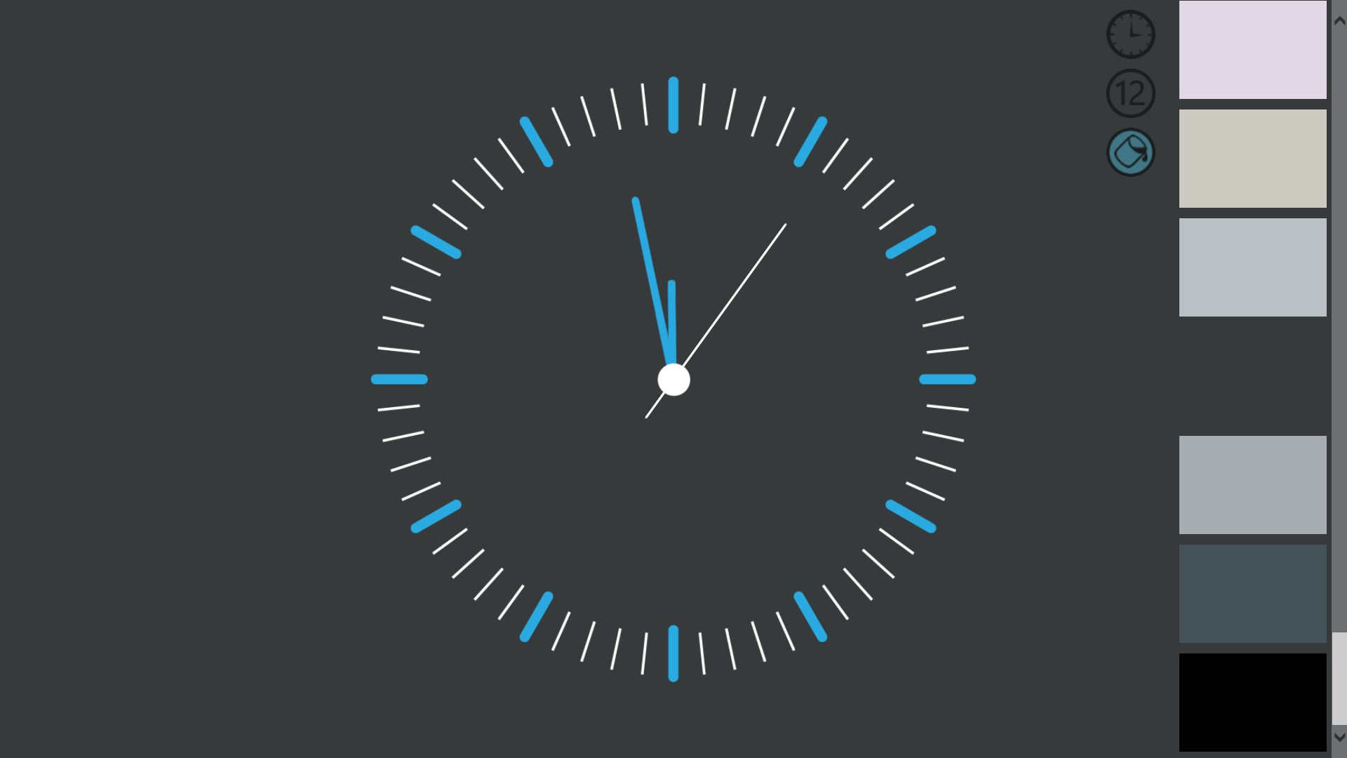 animated clock wallpaper for mobile