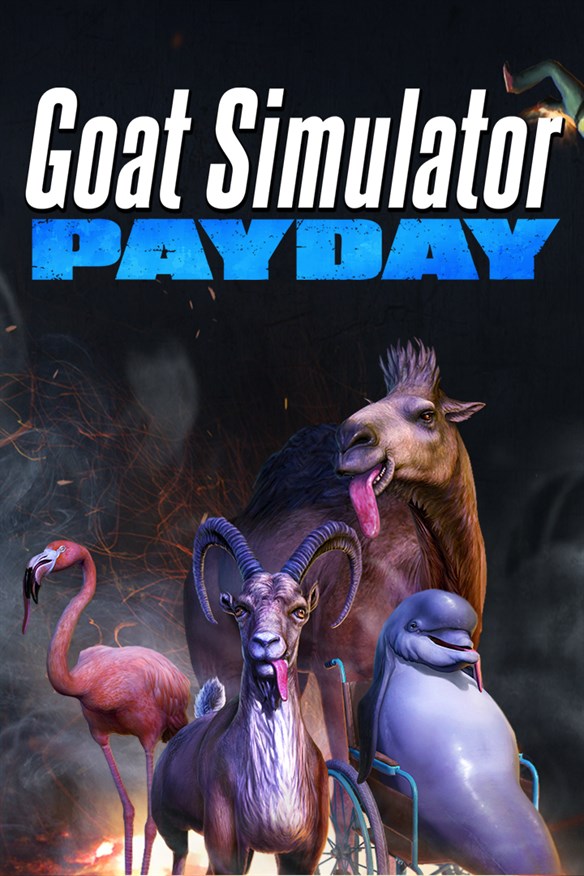 Goat Simulator Payday DLC Xbox Series X|S and Xbox One cover art