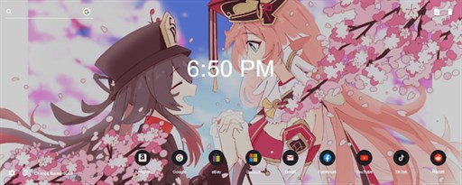 Genshin Impact New Tab Wallpaper Theme marquee promo image