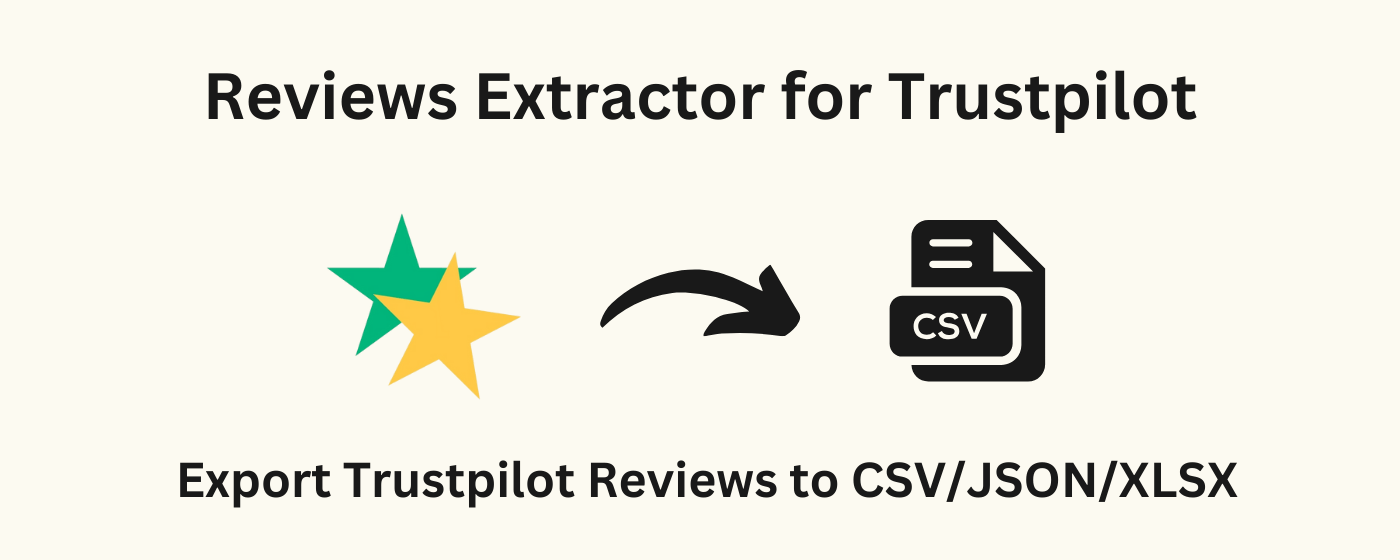 Reviews Extractor for Trustpilot