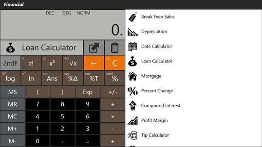 financial calculator download windows 10