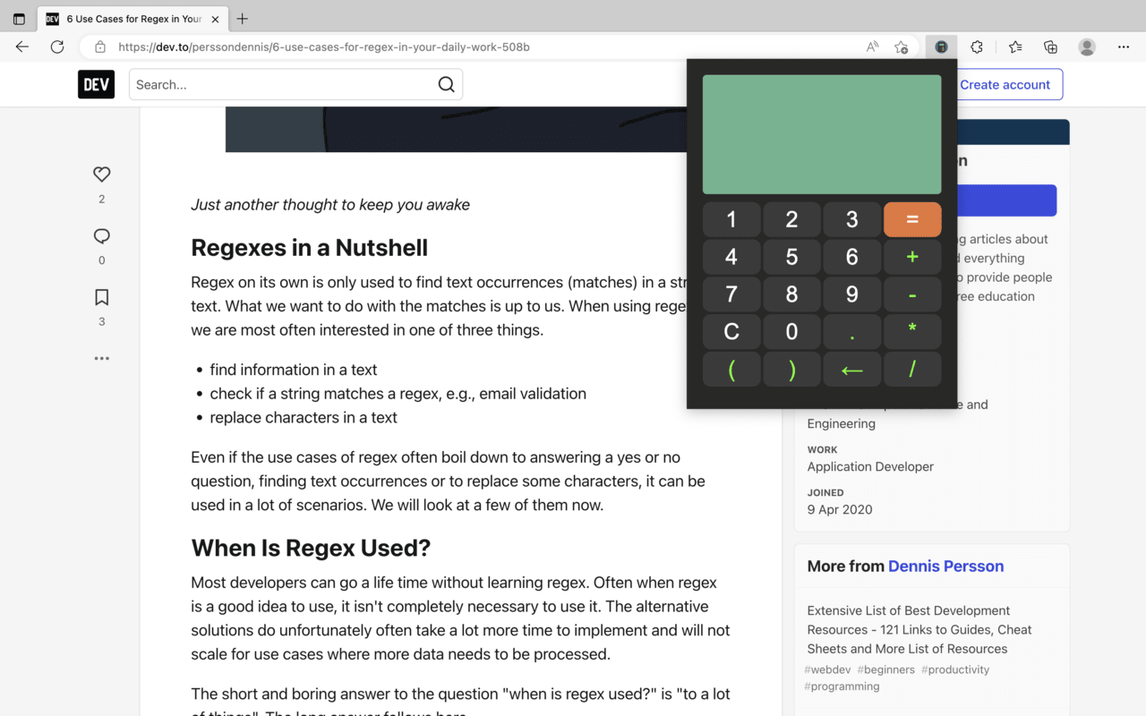 Simple Offline Calculator