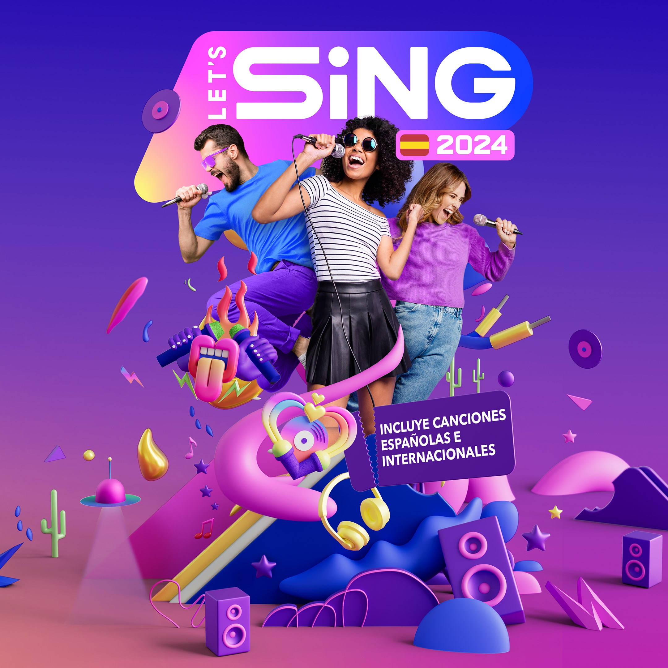 Let's Sing 2024 incluye Canciones Españolas