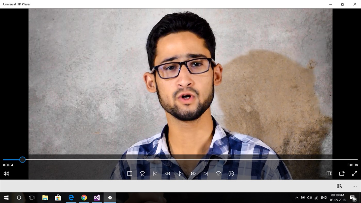 #3. Universal HD Player (Windows) 由: Mohammad Nauman Bhat