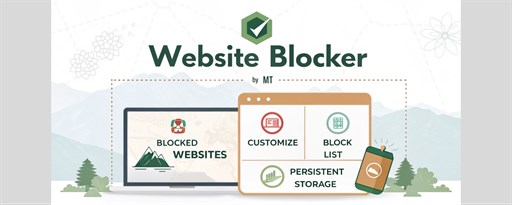 Website Blocker by MT marquee promo image