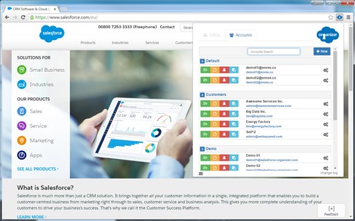 ORGanizer for Salesforce - Ultimate Salesforce Account Manager