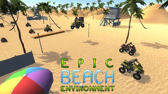 Beach Quad Bike Racing 3D screenshot 3
