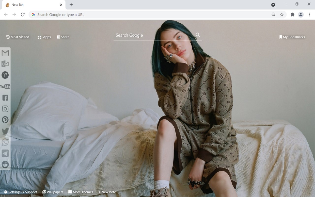 Billie Eilish Wallpaper New Tab