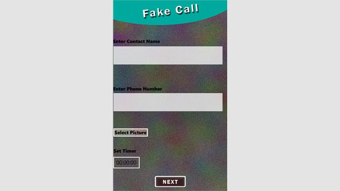 fake call app windows phone